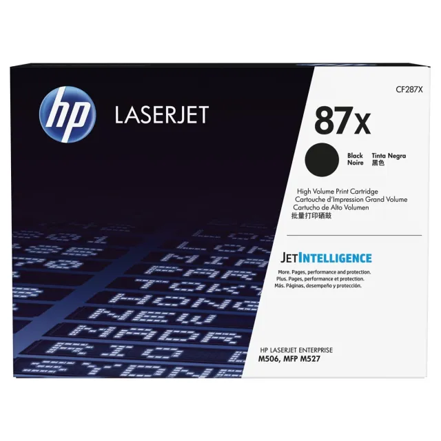 Hp toner 87X, 18 000 pagina's, OEM CF287X, zwart