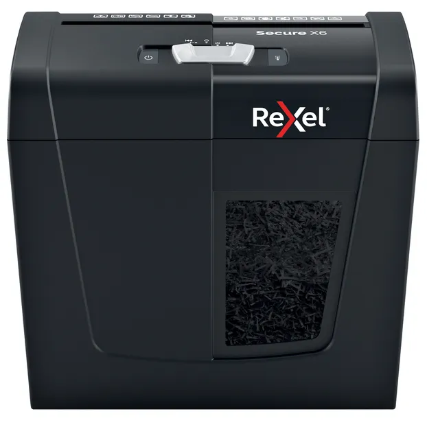 Rexel Papiervernietiger Rexel Secure X6 snippers 4x40mm zwart