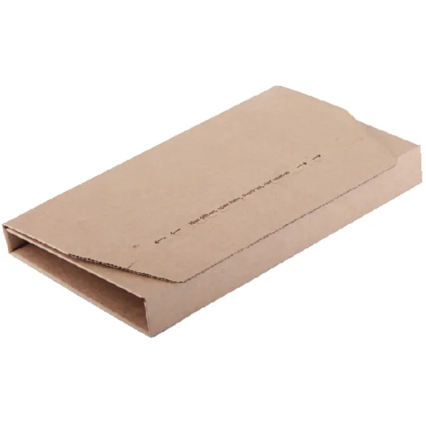Cleverpack Wikkelverpakking CleverPack A5 zelfklevend bruin pak à 25 stuks