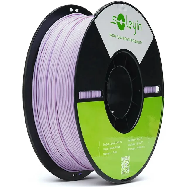 Creality Soleyin Ultra PLA Filament 1.75mm Amandelpaars – 1KG – Hoge Precisie 3D Printer Filament