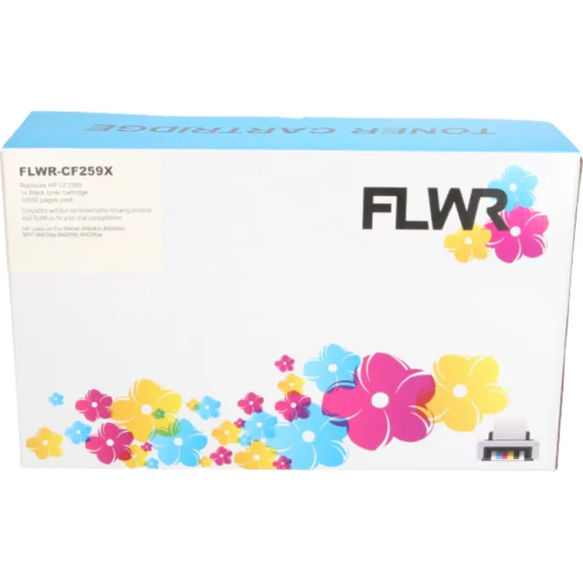 FLWR Toners / HP 59X toner / zwart / Geschikt voor HP