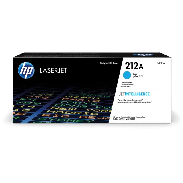 Hp toner 212A, 4.500 pagina's, OEM W2121A, cyaan
