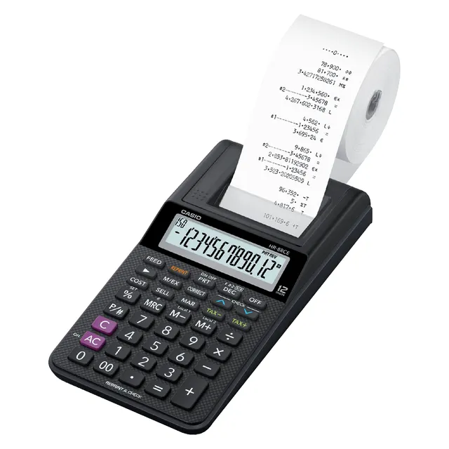 Casio Rekenmachine Casio HR-8RCE zwart