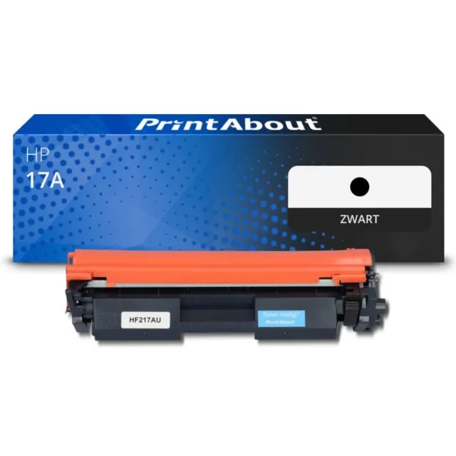 PrintAbout huismerk Toner 17A (CF217A) Zwart geschikt voor HP