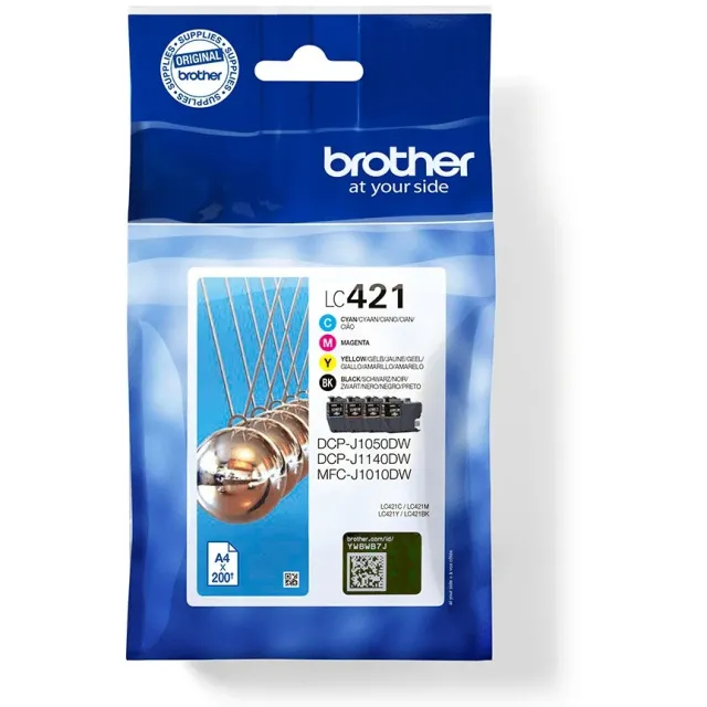 Brother LC421VAL inktcartridge 4 kleuren kleur, foto 2