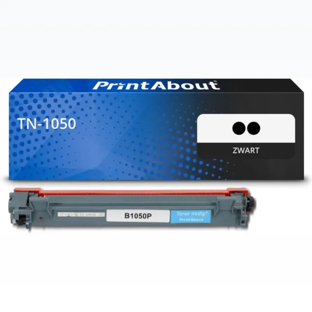 PrintAbout Alternatief voor de PrintAbout - TN-1050 / Zwart / 2 Pack