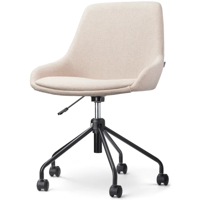 Nolon Nout-Isa bureaustoel beige - zwart onderstel