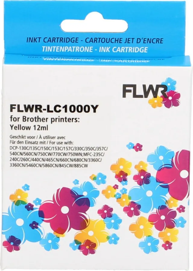 Brother FLWR - Cartridges / Brother LC-970Y / LC-1000Y / geel / Geschikt voor Brother