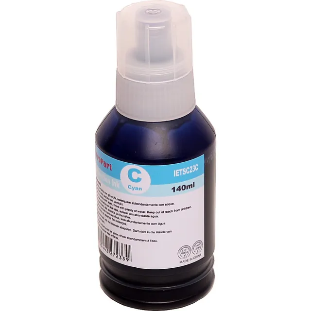 ABC huismerk navul flesje inkt voor Epson SC23C T49N2 cyan geschikt voor Surecolor SC-F100 SC-F500 SC-F501