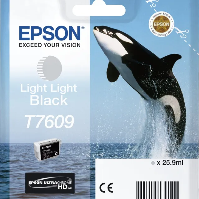 Epson T7609XL - Inktcartridge / Licht Zwart / Hoge Capaciteit