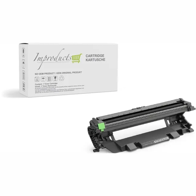 Improducts Toner - Alternatief Brother DR1150 geschikt voor HL-L1240W HL-L1242W HL-L1242WXL DCP-L1640W DCP-L1642W DCP-L16642WXL DCP-L1660W Zwart
