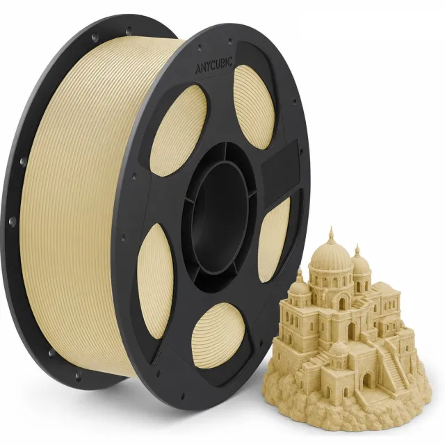 Anycubic PLA Filament Beige 1KG (Incl. Spoel) 1.75mm – Hoge Precisie – Snelle Levering – Morgen in Huis