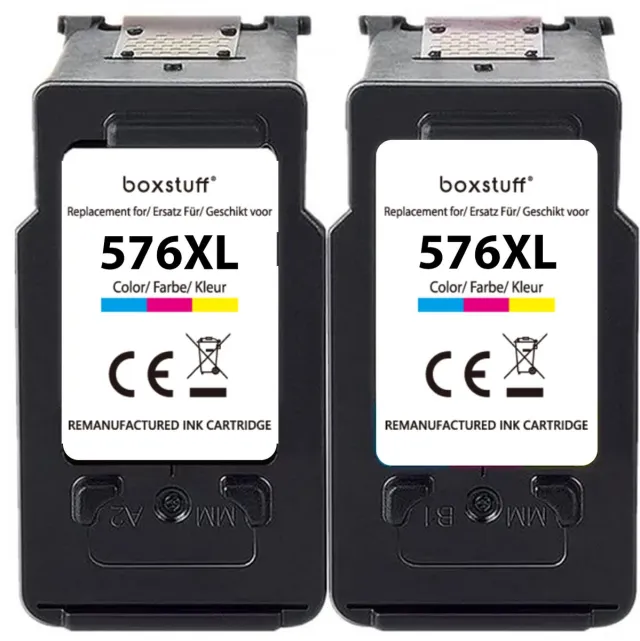 Boxstuff Inkt geschikt voor Canon CL-576 XL – Multipack Kleur Cartridge – Voor Canon Pixma TS3550 / TS3551 / TS3650 / TS3651 / TR4750 / TR4751 Printer