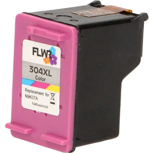 FLWR Inktcartridge / 304XL / Kleur - Geschikt voor HP