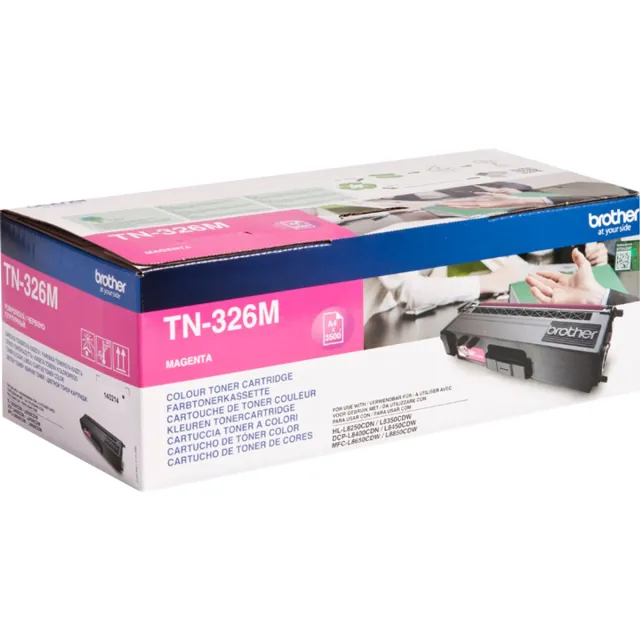 Brother TN-326M tonercartridge Origineel Magenta 1 stuk(s) Paars