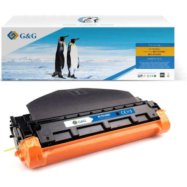 G&G Samsung Toner - Samsung ML 1665 Toner Zwart - Samsung Printer - Laserprinter - Huismerk - Zwart