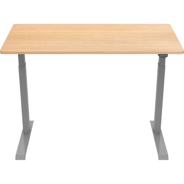 Spire zit-sta bureau elektrisch verstelbaar - ergonomische werkplek - in hoogte verstelbaar - max. hoogte 123 cm - min. hoogte 73cm bruin