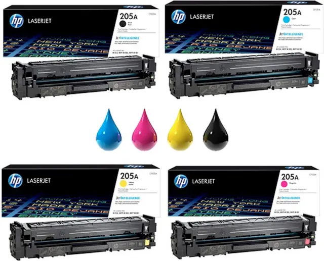 HP 205A - Tonercartridges - Origineel - Standaard Capaciteit - Zwart/Cyaan/Magenta/Geel