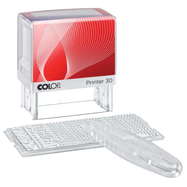 Colop doe-het-zelf stempel Printer 30, max. 5 lijnen tomaat
