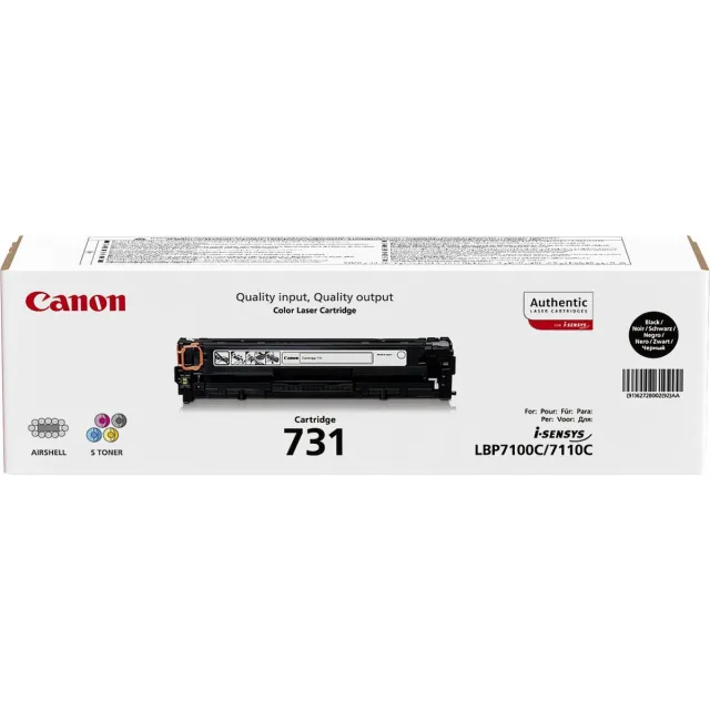 Canon 731BK - Tonercartridge / Zwart