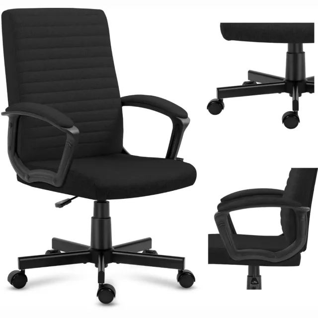 Mark Adler Boss 2.5 Ergonomische Bureaustoel - Stoffen Bureaustoel - Ademend - Zwart