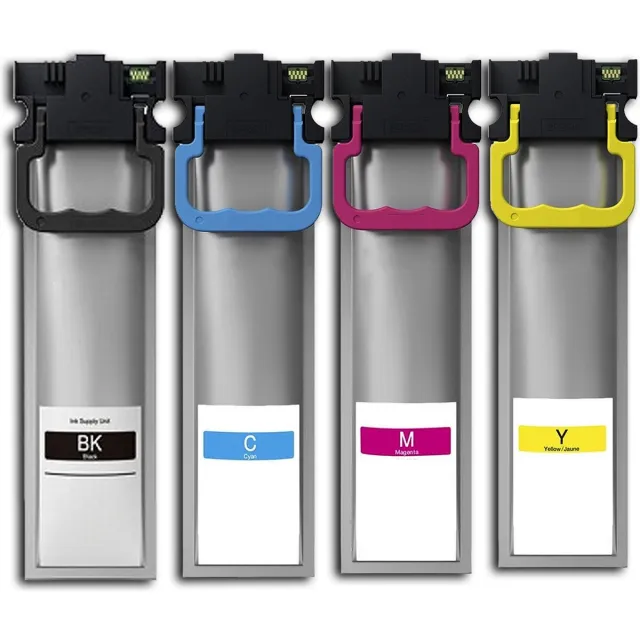 Inktkenners Inktcartridges Geschikt voor Epson T11D1-T11D4 | Multipack van 4 stuks Geschikt voor Epson Workforce Pro WF-C5390DW (BAM), WF-C5890DWF (BAM), WF-C5390DN zwart, cyaan, magenta, geel