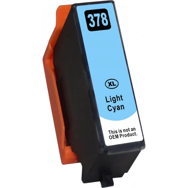 InktDL Huismerk geschikt voor Epson 378XL inktcartridge Licht Cyaan - XP-8500 - XP-8600 - XP-8700