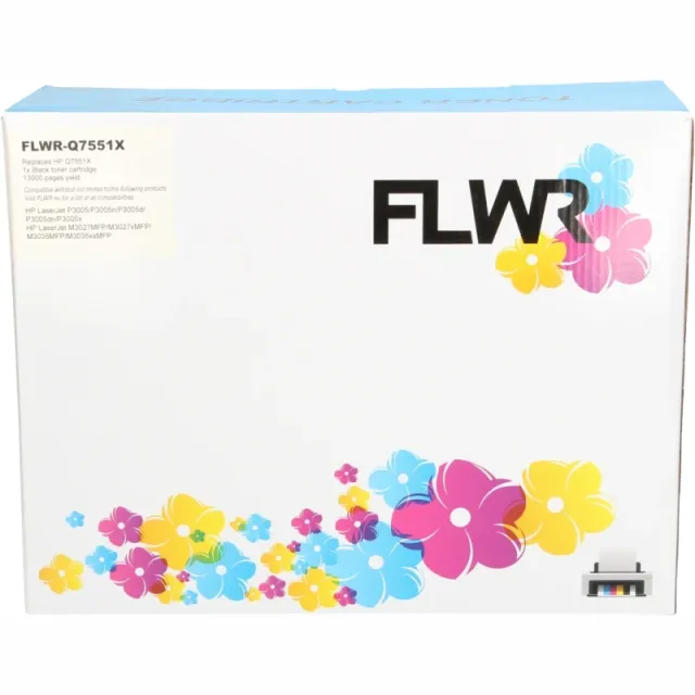 FLWR HP 51X zwart (Huismerk (compatible))