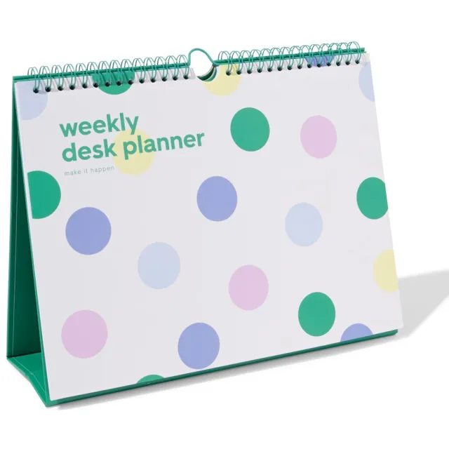 HEMA Bureau weekplanner met spiraal en standaard 21x28