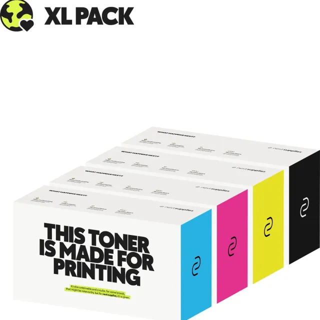 Nextsupplies Multipack Samsung CLP 680 (Zwart/Cyaan/Magenta/Geel). Originele toners, circulair. Multipack CMYK
