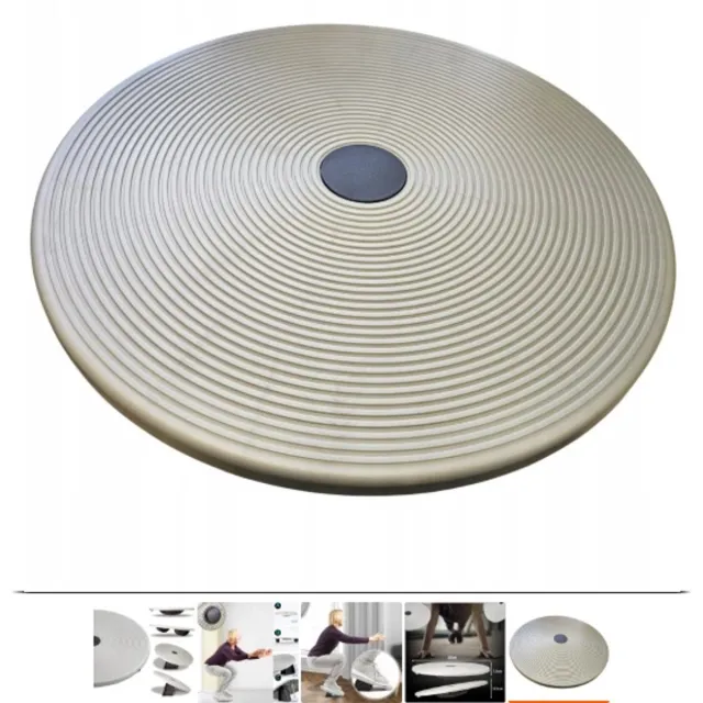 Monolith BALANSBORD ROND BALANSPLATFORM BALANS TRAINING 2-IN-1 PLAAT grijs