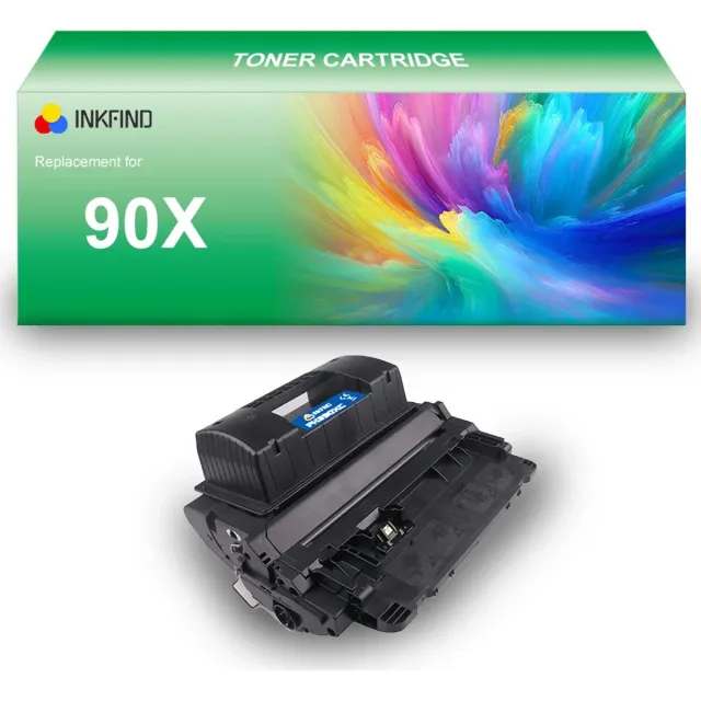 INKFIND 90X (CE390X) Tonercartridge compatibel met HP 90X CE390X - 1-pack Zwart XL Zwart x 1