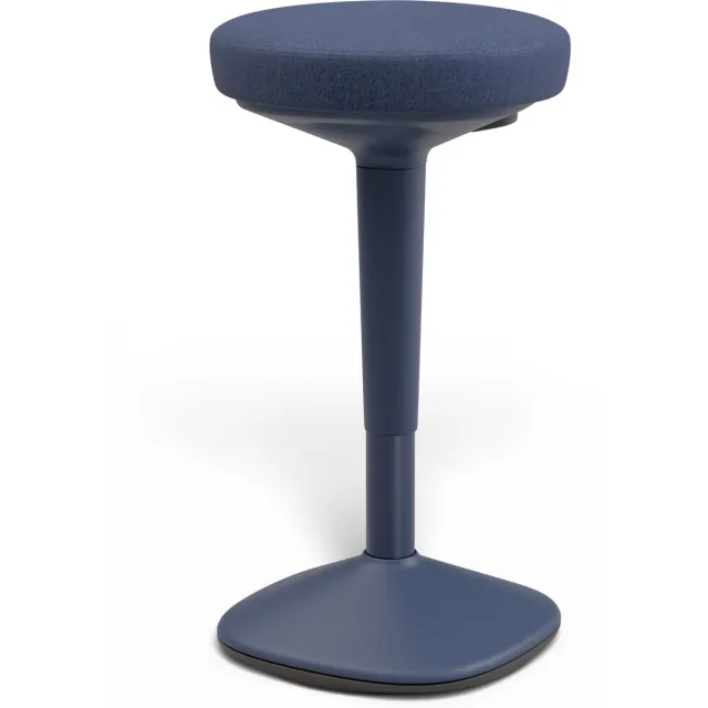 Desktronic Ergonomische Balanskruk - Wiebelkruk Hoogte 57-84cm - Zit-Sta Kruk ∅33cm - Anti-Slip Basis - Blauw
