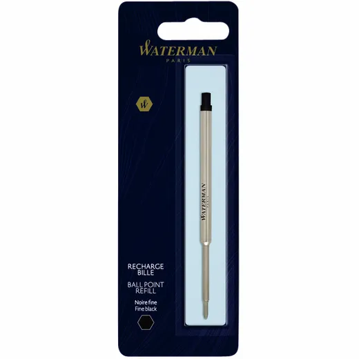 Waterman Balpenvulling Waterman fijn zwart blister à 1 stuk