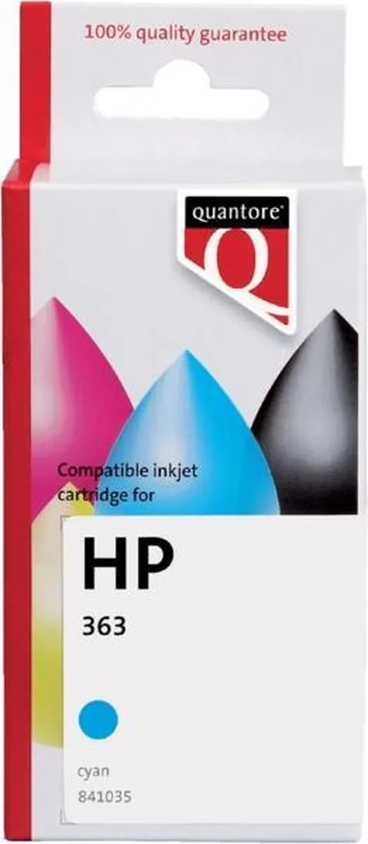 Quantore Inktcartridge quantore hp 363 c8771ee blauw | 1 stuk