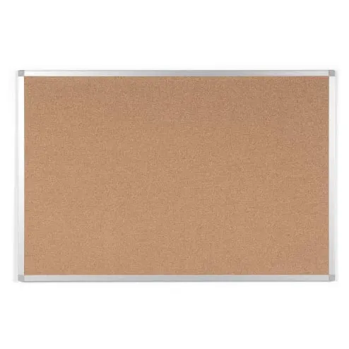 Q-CONNECT kurkbord, met aluminium frame, 60 x 45 cm
