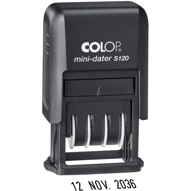 Colop mini-dater S120N, Nederlands zwart