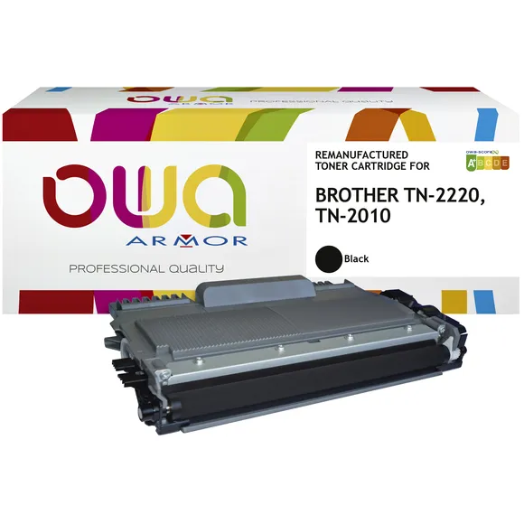 OWA Toner OWA alternatief tbv Brother TN-2220BK zwart