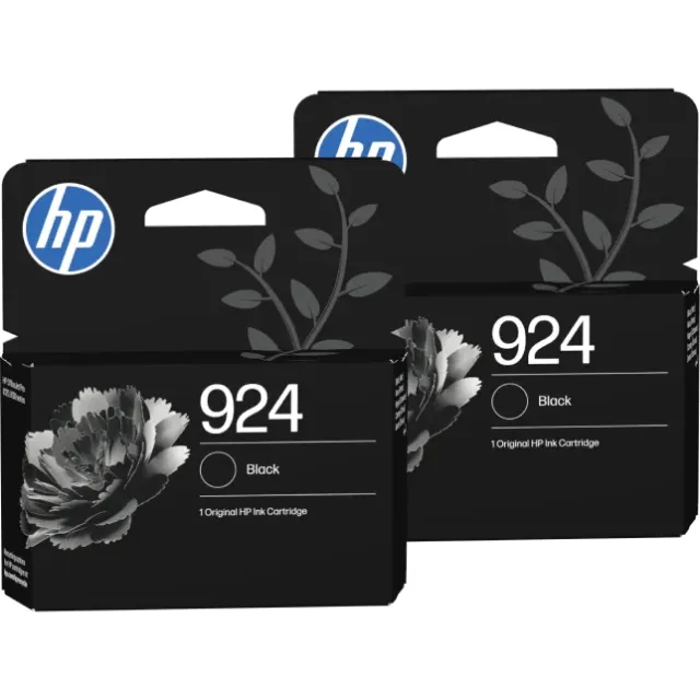 Hp 924 Cartridge Zwart Duo Pack