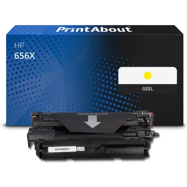 PrintAbout Huismerk HP 656X (CF462X) Toner Geel Hoge capaciteit