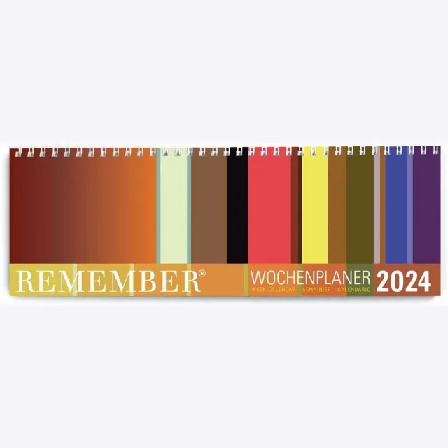 Remember Weekkalender 2024 - Papier - Multicolor