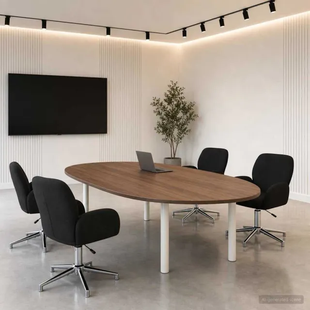 vidaXL Draaiende Bureaustoelen 4 st Stof 54 x 58 x 90 cm Zwart