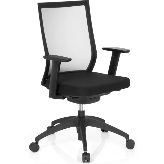 hjh office Topstar Aspen - Bureaustoel - Netstof - Zwart