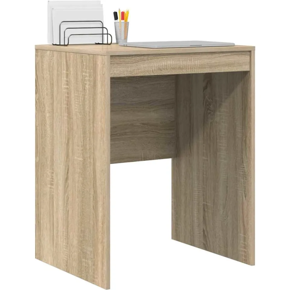 vidaXL Bureau Sonoma Eiken 60 x 50 x 76 cm Bruin