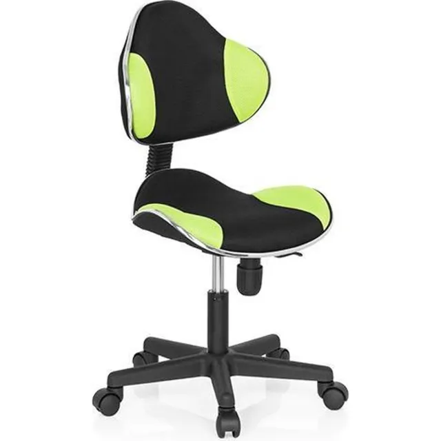 hjh office Kinder bureaustoel GTI-2 Stoff zwart / groen hjh OFFICE