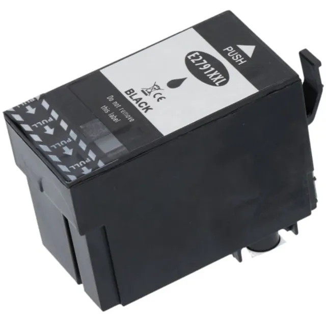 PrintAbout huismerk Inktcartridge 27XXL (T27914010) Zwart Hoge capaciteit geschikt voor Epson