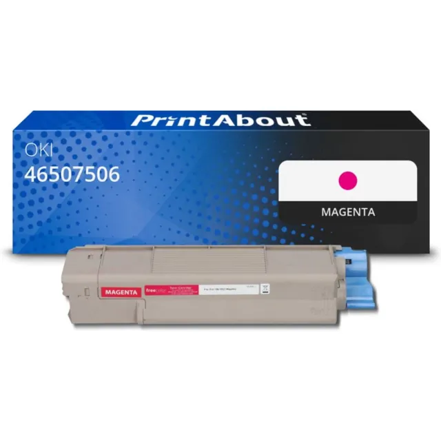 PrintAbout Huismerk OKI 46507506 Toner Magenta