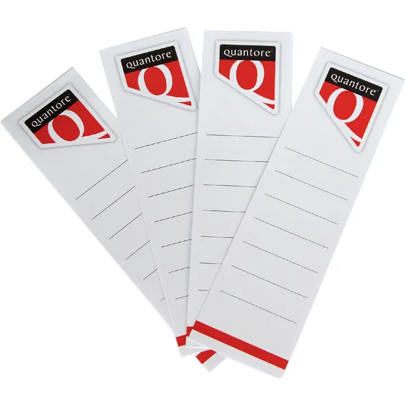 Quantore Rugetiket Quantore breed 58x190mm zelfklevend wit 10 stuks