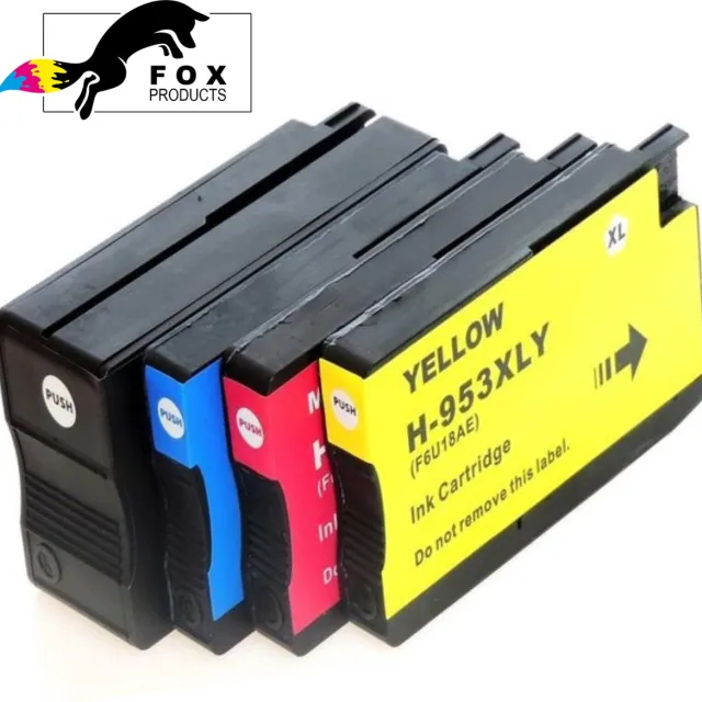 FoxProducts HP 953 / 953XL - cartridge - 4stuks geschikt voor HP - OfficeJet Pro 8740 - 8719 - 8720 - 8710 - 8715 - 8725 - 7740 - 7720 - 8218 - 8718 - 8210 - 8716 - 8730 - 8728 Cyan, Magenta, Yellow, Black