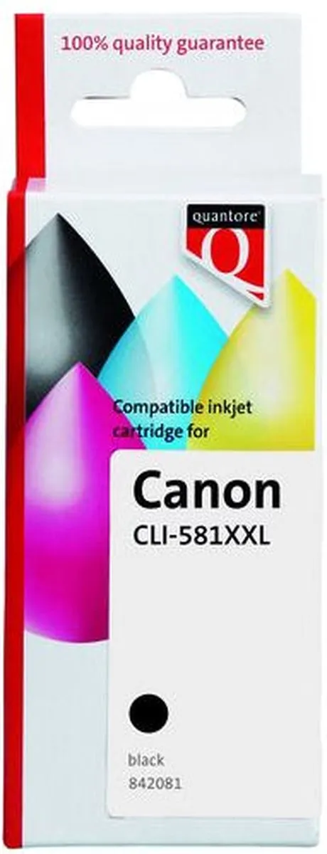 Quantore Inktcartridge Quantore Canon CLI-581XXL pigment zwart | 1 stuk